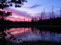 Zonsondergang-Sunset-Sonnenuntergang-Finland-Finnland