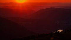 Zonsondergang-Sunset-Sonnenuntergang Hohneck-Frankrijk-France-Frankreich