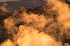 Stoom boven - Steam above - Dampf oben - Myvatn-IJsland-Iceland-Island