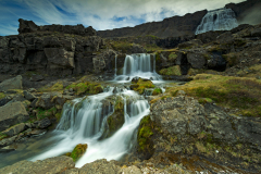 Stropgljufrafoss-Hæstahjallafoss-Dynjandi-IJsland-Iceland-Island