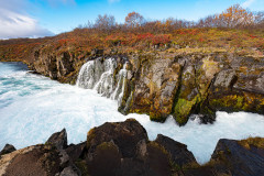 Brúar-Hlaurtungufoss- IJsland-Iceland-Island