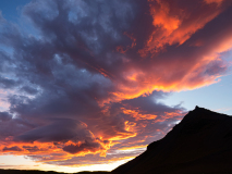 Zonsondergang-Sunset-Sonnenuntergang-at Stapafell-IJsland-Iceland-Island