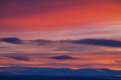 Zonsondergang boven de Myvatn-Sunset over Myvatn-Sonnenuntergang über Myvatn-IJsland-Iceland-Island