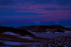 Zonsondergang boven Myvatn-Sunset over Myvatn-Sonnenuntergang über Myvatn-IJsland-Iceland-Island