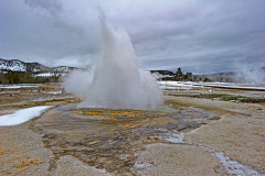 Biscuit basin Geyser-Yellowstone USA