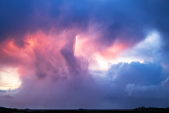 Zonsopgang boven het wad-Sunrise over the Waddensea-Sonnenaufgang über dem Watt-Texel-Nederland-Netherlands-Niederlande