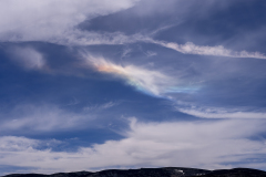 Parelmoerwolk-Polar stratospheric cloud-Polare Stratosphärenwolken Sierra de Gredos -Spanje-Spain-Spanien