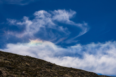 Parelmoerwolk-Polar stratospheric cloud-Polare Stratosphärenwolken Sierra de Gredos -Spanje-Spain-Spanien