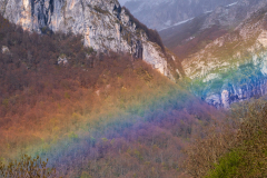 Rainbow over Picos de Europa Spain