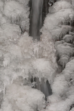 Waterval achter ijs-Waterfall behind ice-Wasserfall hinter dem Eis-Noorwegen-Norway-Norwegen